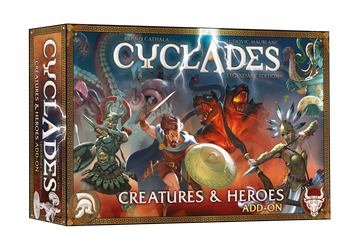 Настольная игра Geekach - Киклады. Легендарное издание - Монстры и герои / Cyclades: Creatures & Heroes (доп.) (Укр) GKCH229hr фото