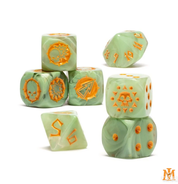 Гральні куби GW - Blood Bowl: Amazon Team Dice Set 99220999025 фото
