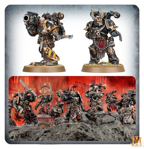 Игровой набор Warhammer 40000 - Chaos Space Marines: Legionaries 99120102218 фото