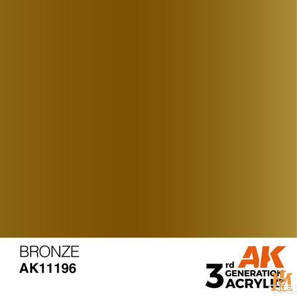 Фарба AK - Metallic: Bronze AK11196 фото