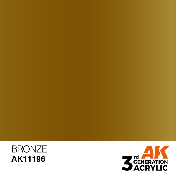 Краска AK - Metallic: Bronze AK11196 фото