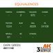 Краска AK - Standard: Dark Green AK11146 фото 3