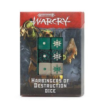 Гральні куби GW - Age of Sigmar. Warcry: Harbingers of Destruction Dice 99220299096 фото