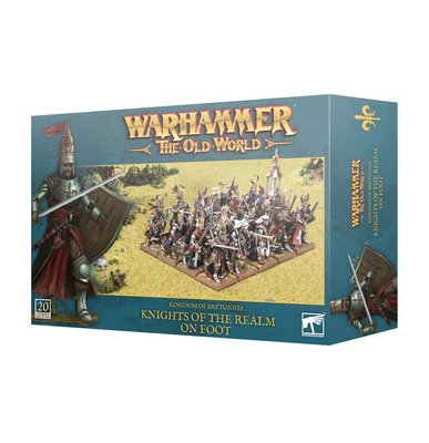 Игровой набор GW - WARHAMMER. THE OLD WORLD: KINGDOM OF BRETONNIA - KNIGHTS OF THE REALM ON FOOT 99122703009 фото