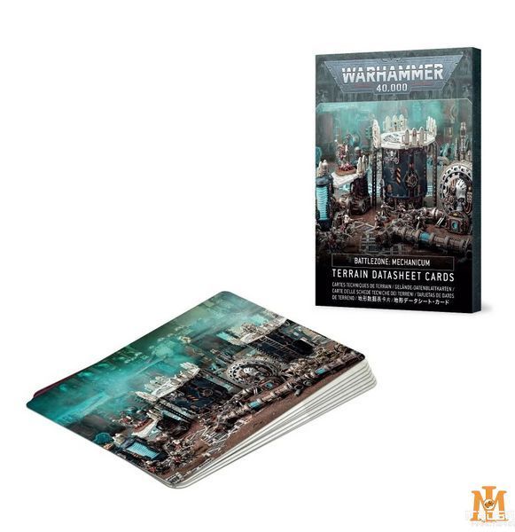 Ігровий набір GW - Warhammer 40000. Battlezone: Mechanicum - Terrain Datasheet Cards Eng