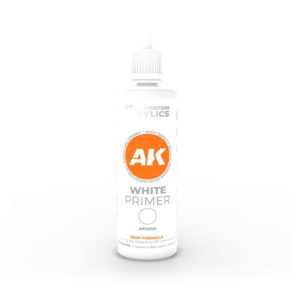 Спрей AK - White Primer (100ml) AK11240 фото