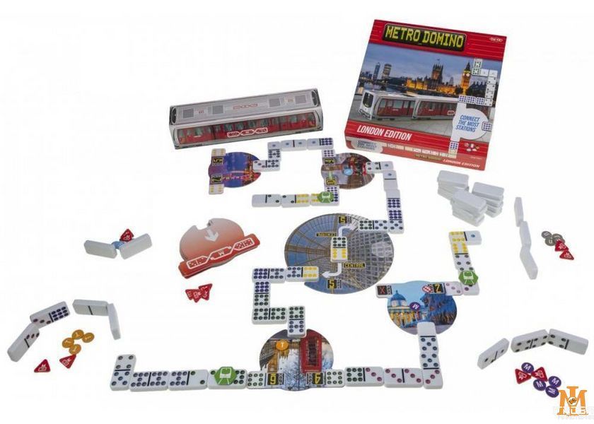 Настольная игра Tactic - Метро Домино. Лондон / Metro Domino. London Edition (Англ) 58928 фото