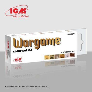 Набір фарб ICM - Wargame Color Set #2