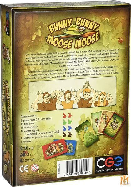 Настольная игра Czech Games Edition - Bunny Bunny Moose Moose (Англ) CGE00008 фото