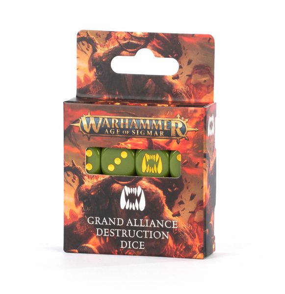 Игральные кубы GW - Age of Sigmar: Grand Alliance Destruction Dice 99220299108 фото