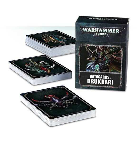 Игровой набор GW - WARHAMMER 40000: DATACARDS - DRUKHARI (ENG) 60220112002 фото