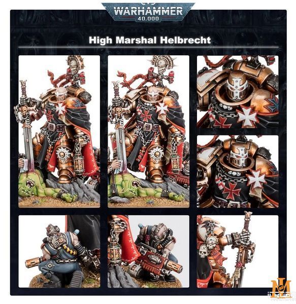 Ігровий набір GW - Warhammer 40000: Black Templars - High Marshal Helbrecht 99120101363 фото