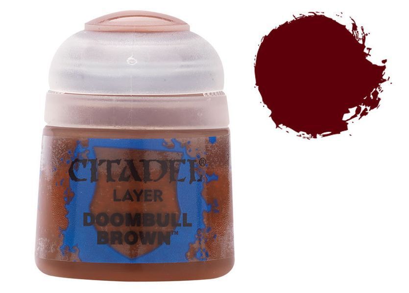 Краска Citadel - Layer: Doombull Brown (12ml) (6-pack) 9918995104506 фото