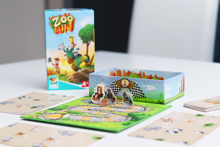 Настольная игра LOKI - Гонки в зоопарке / Zoo Run (Англ) 51600_EU фото