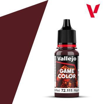 Акрилова фарба Game Color Vallejo - Нічний червоний (Nocturnal Red), 18 мл