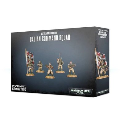 Набір мініатюр Warhammer 40000 Cadian Command Squad 99120105078 фото