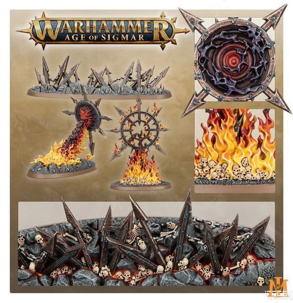 Игровой набор GW - Age of Sigmar: Endless Spells - Slaves to Darkness 99120201111 фото