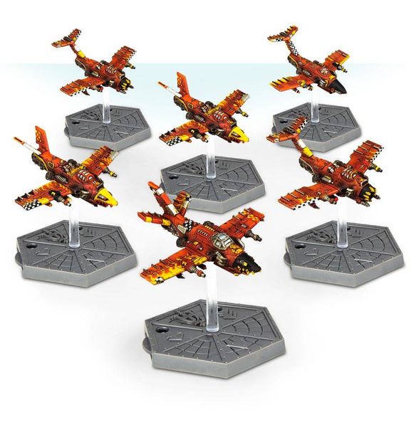 Игровой набор GW - AERONAUTICA IMPERIALIS: ORK AIR WAAAGH! DAKKAJETS 99121803001 фото
