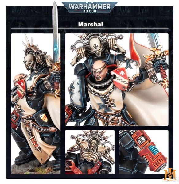 Ігровий набір GW - Warhammer 40000: Black Templars - Marshal 99120101368 фото