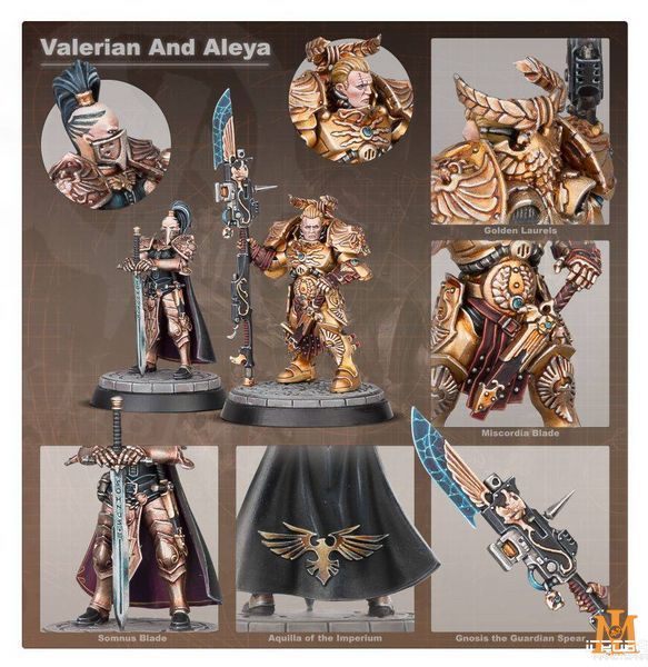 Игровой набор GW - Warhammer 40000: Talons of The Emperor - Valerian and Aleya (Black Library Celebration 2020) 99120108031 фото