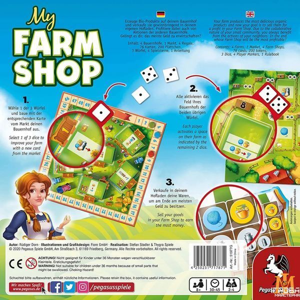 Настільна гра Pegasus Spiele - My Farm Shop (англ) 51977G фото