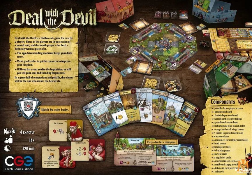 Настольная игра Czech Games Edition - Deal with the Devil (Англ) CGE00066 фото