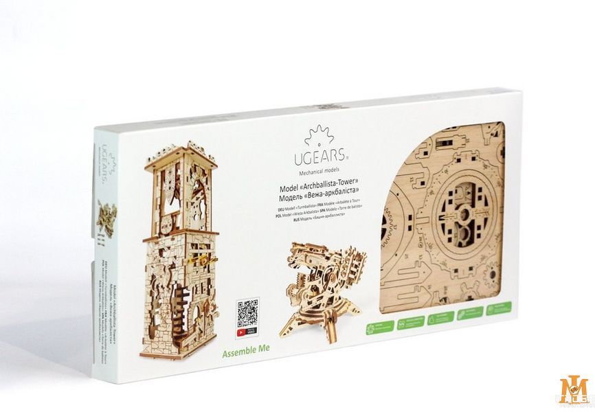 Конструктор UGears - Вежа-аркабаліста UG70048 фото