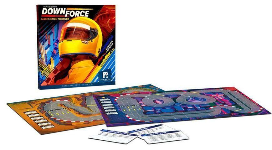 Настольная игра IELLO - Downforce: Danger Circuit (дополнение) (Англ) 51555 фото