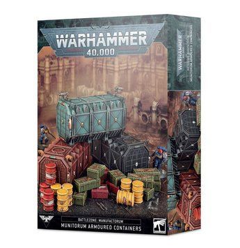 Террейн GW - Warhammer 40000. Battlezone: Manufactorum - Munitorum Armoured Containers 99120199092 фото