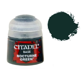 Фарба Citadel - Base: Nocturne Green (12ml) (6-pack) 9918995012506 фото