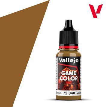 Акриловая краска Game Color Vallejo - Коричневая кожа (Leather Brown), 18 мл