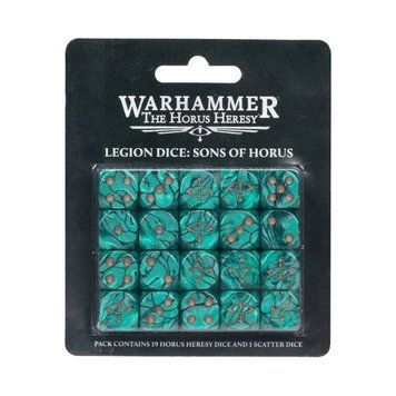 Гральні куби GW - Warhammer. The Horus Heresy: Legion Dice - Sons of Horus 99223099034 фото