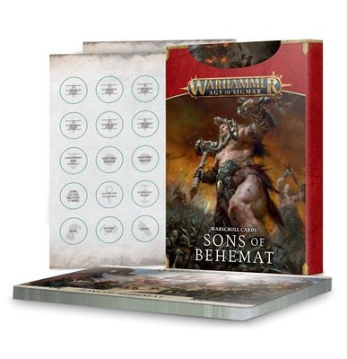 Карти Warhammer Age of Sigmar Warscroll Cards: Sons of Behemat 60050299029 фото