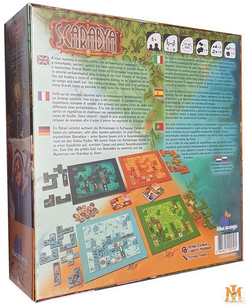 Настольная игра Blue Orange - Scarabya / Скарабеи (англ) 000195 фото