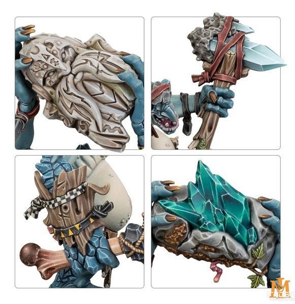Игровой набор GW - Age of Sigmar: Gloomspite Gitz - Rockgut Troggoths 99120209097 фото