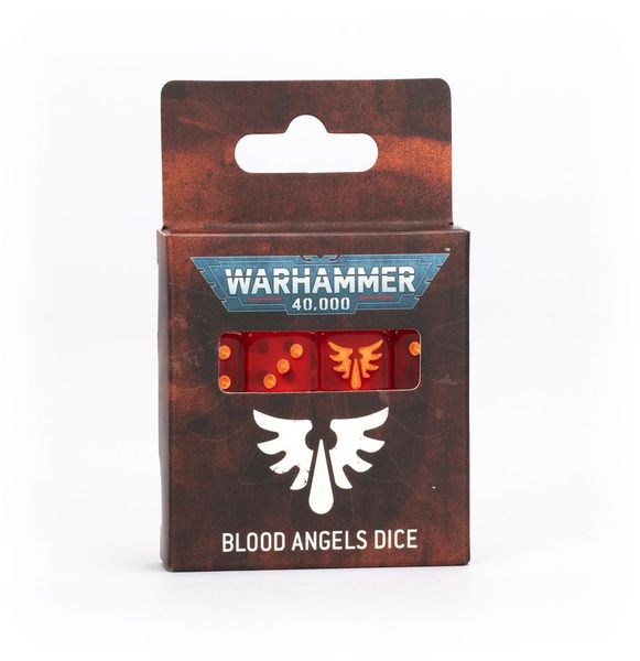 Гральні куби GW - Warhammer 40000: Blood Angels Dice 99220101039 фото