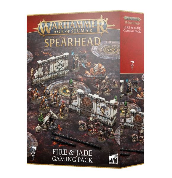 Игровой набор GW - Age of Sigmar. Spearhead: Fire and Jade Gaming Pack (English) 60120299007 фото