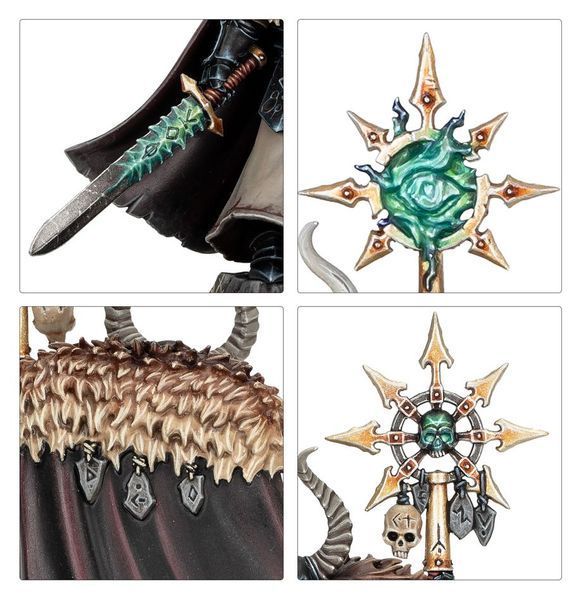 Игровой набор GW - Age of Sigmar: Slaves To Darkness - Chaos Sorcerer Lord 99120201192 фото