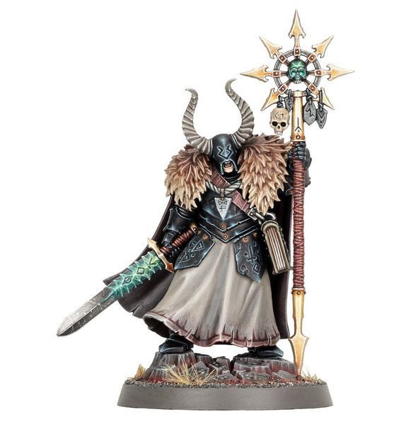 Игровой набор GW - Age of Sigmar: Slaves To Darkness - Chaos Sorcerer Lord 99120201192 фото