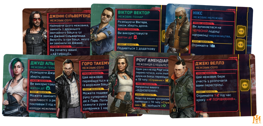 Настільна гра Geekach - Cyberpunk 2077. Банди Найт-Сіті GKCH228nc фото