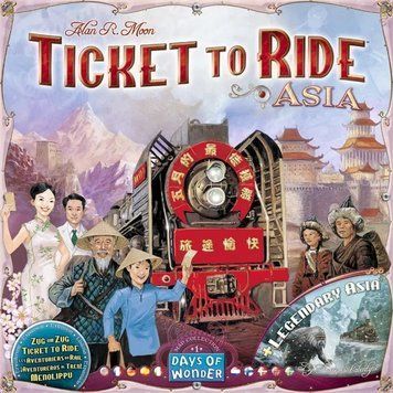 Настольная игра Days Of Wonder - Ticket to Ride Map Collection: Volume 1 &ndash; Team Asia (дополнение) (Англ) DOW720113 фото