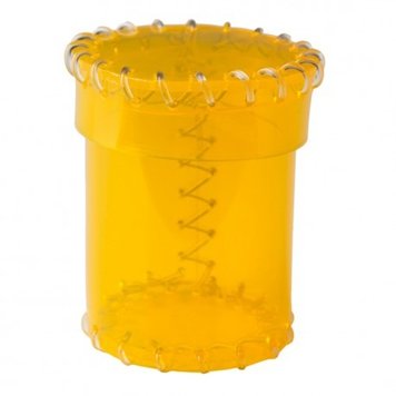 Кубок для кубиків Q Workshop - Dice Cup. Age of Plastic. Yellow (PVC) CAOP142 фото