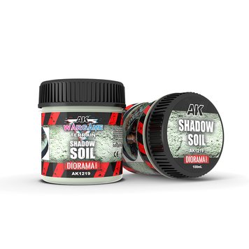 Терейн AK - Wargame Terrains: Shadow Soil (100ml) AK1219 фото