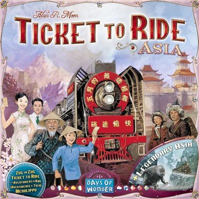 Настольная игра Days Of Wonder - Ticket to Ride Map Collection: Volume 1 – Team Asia (дополнение) (Англ) DOW720113 фото
