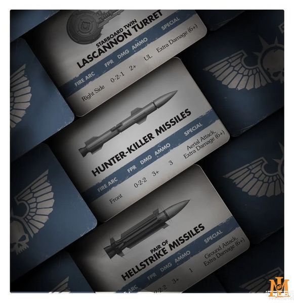 Ігровий набір GW - Aeronautica Imperialis: Aircraft and Aces: Adeptus Astartes Cards 60051801001 фото