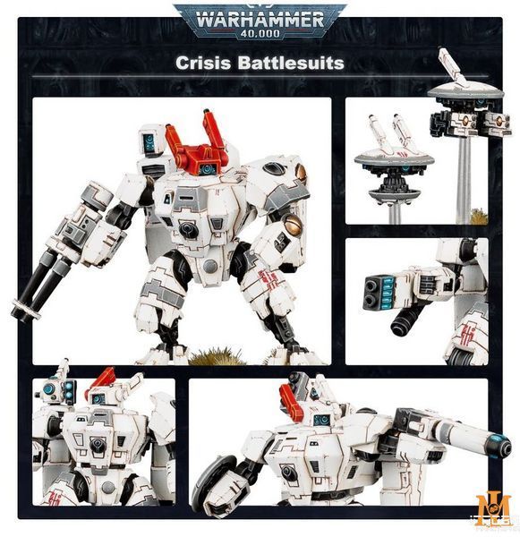 Игровой набор GW - Warhammer 40000: Tau Empire - Xv8 Crisis Battlesuits 99120113038 фото