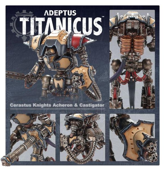Ігровий набір GW - ADEPTUS TITANICUS: CERASTUS KNIGHTS ACHERON AND CASTIGATOR 99120399017 фото