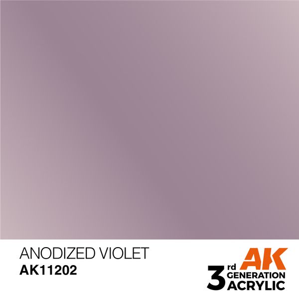 Краска AK - Metallic: Anodized Violet AK11202 фото