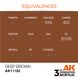 Фарба AK - Intense: Deep Brown AK11102 фото 3