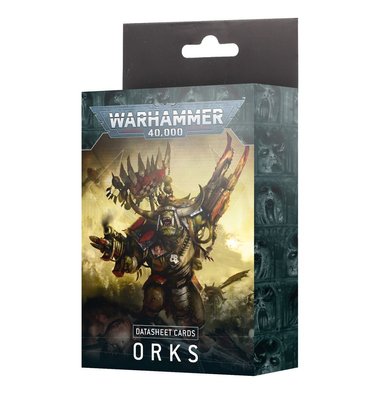 Игровой набор GW - WARHAMMER 40000: DATASHEET CARDS - ORKS (ENG) 60050103004 фото